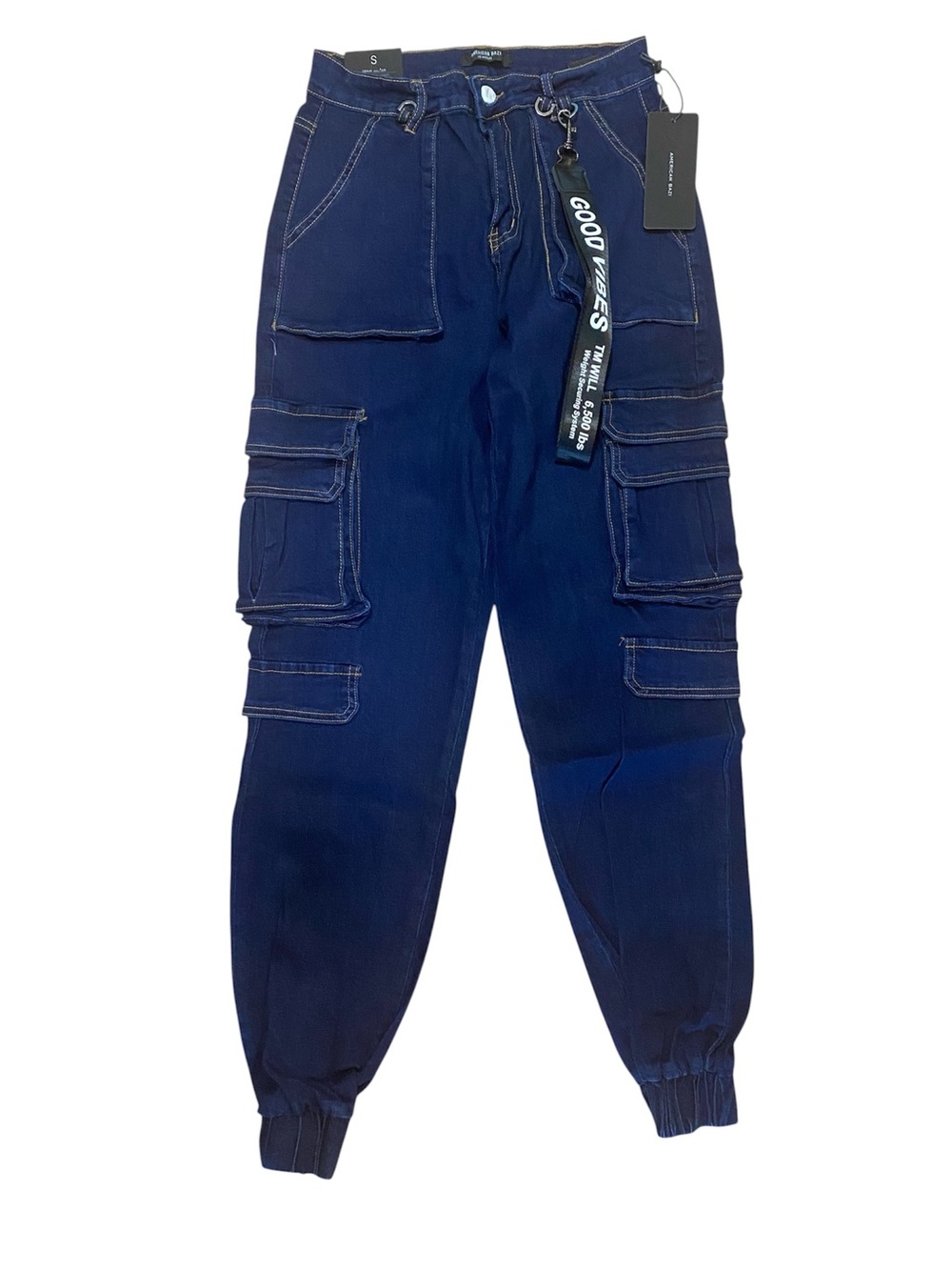 American Bazi Good Vibes Jogger Cargo Jeans